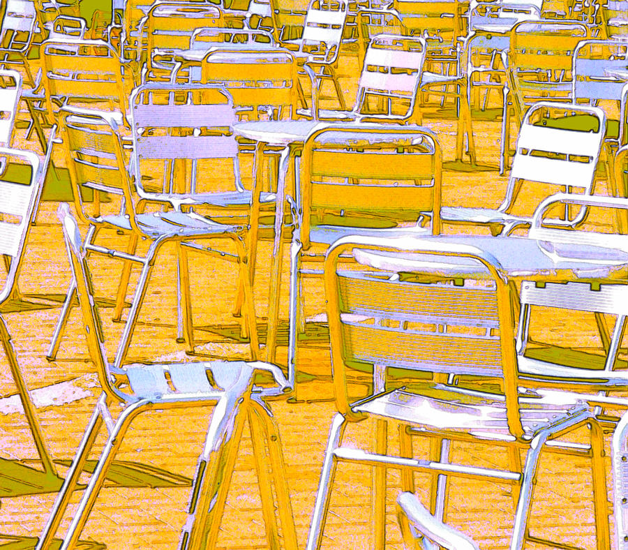 Brighton Photograph - Sea Front Chairs by Nigel Chaloner Brighton Photograph - Sea Front Chairs by Nigel Chaloner