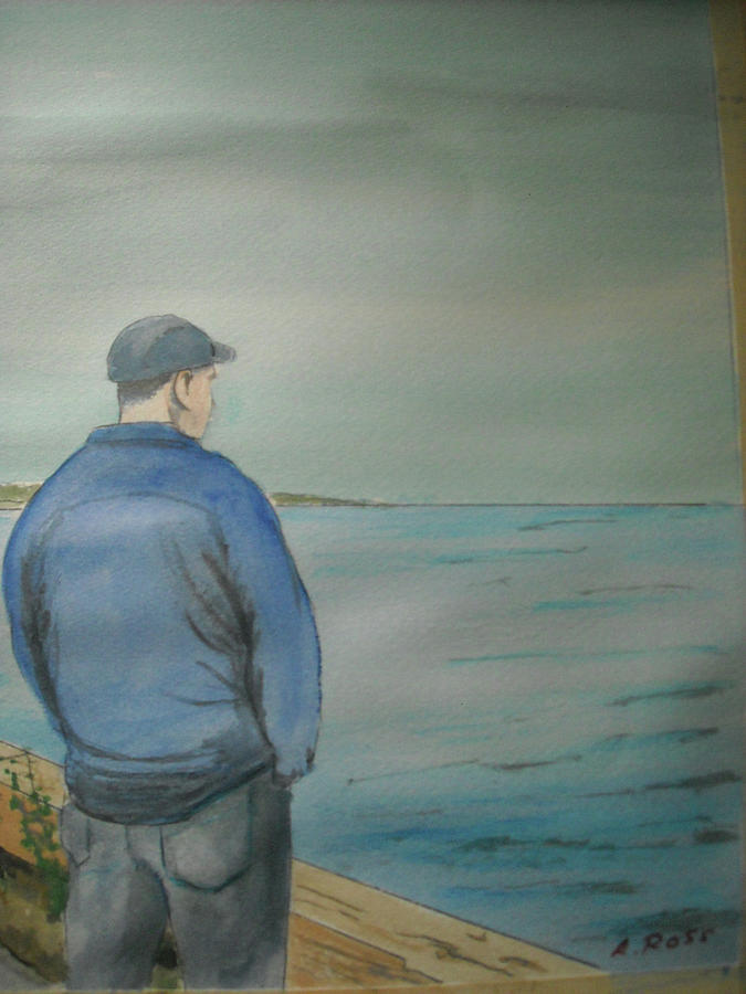 Sea Gaze Painting by Anthony Ross