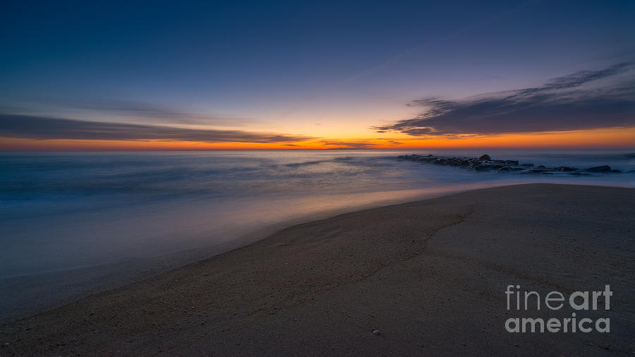 Sea Girt Sunrise New Jersey  Photograph by Michael Ver Sprill