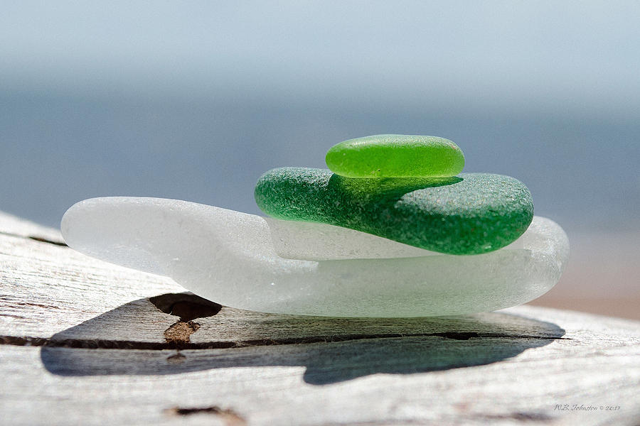 Sea Glass 4 Photograph by WB Johnston