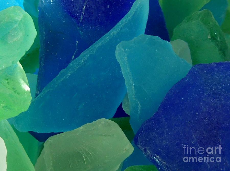 Beach Photograph - Sea Glass by Chad and Stacey Hall
