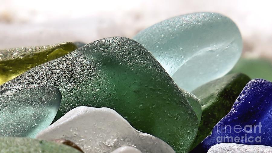 Sea Glass from the Azores Photograph by Janice Drew