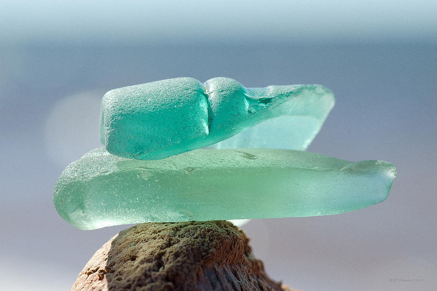 Beach Photograph - Sea Glass Seven by WB Johnston