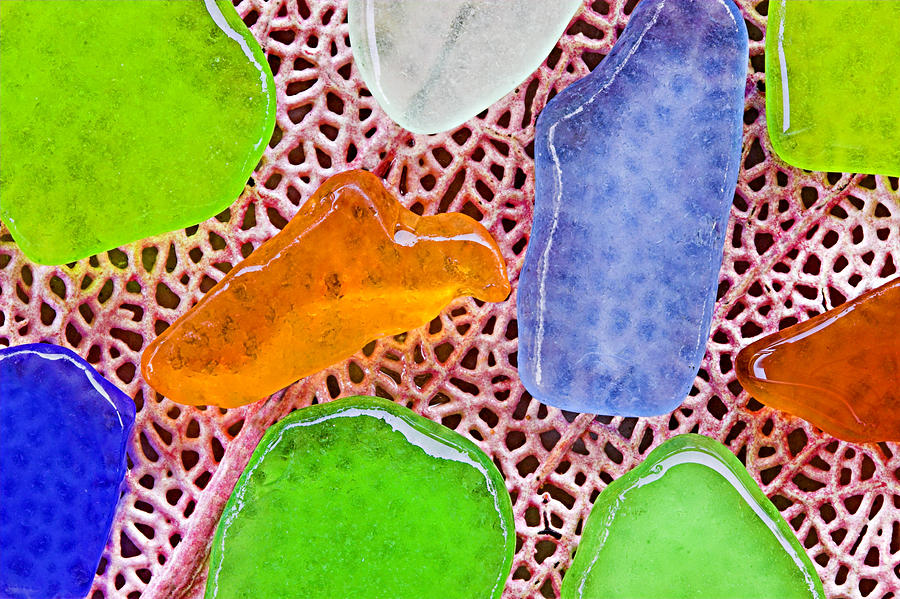 Sea Glass-St Lucia Photograph by Chester Williams