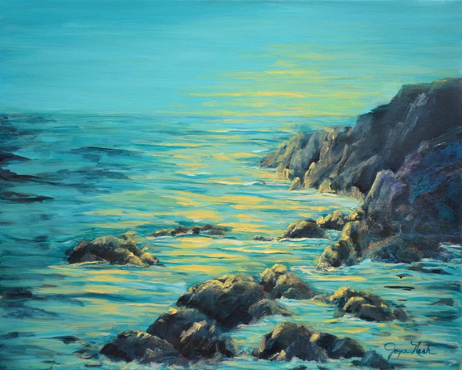 Sea Glow Painting by Joyce Nash - Fine Art America