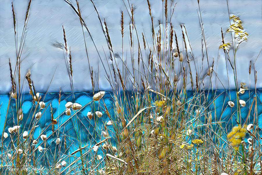 Flower Digital Art - Sea Grass by Pennie McCracken
