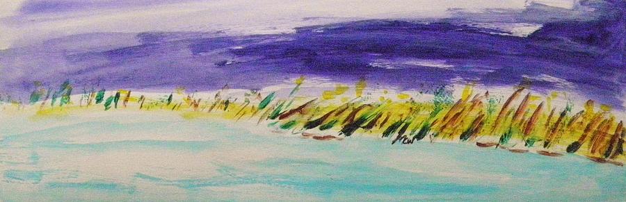Sea Grasses Painting by Mary Carol Williams