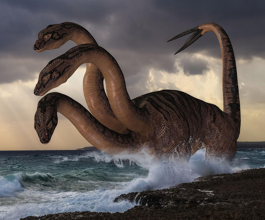 Sea Hydra Digital Art by Barroa Artworks - Fine Art America