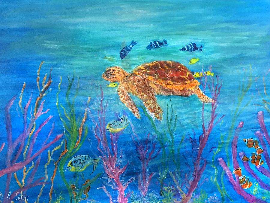 Sea Jewels Painting by Anne Sands