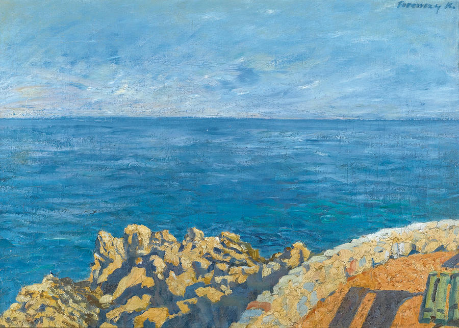 Sea Painting by Karoly Ferenczy