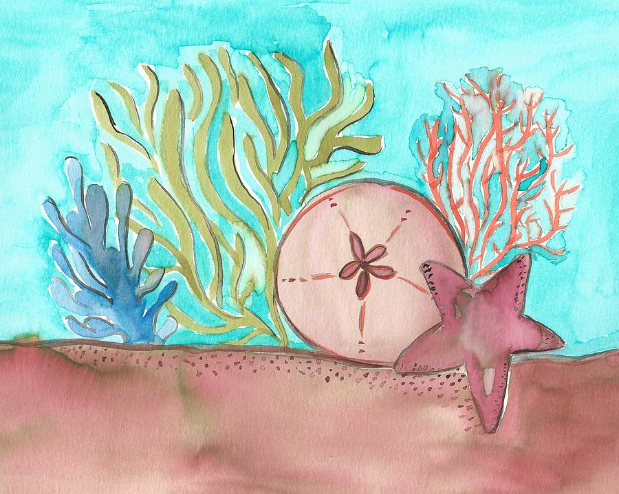 Sea Life II Painting by Monica Martin