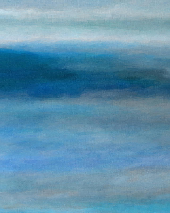 Abstract Mixed Media - Sea Mist I by Ricki Mountain
