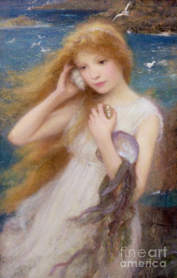 Sea Nymph, 1893 Painting by William Robert Symonds