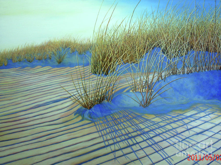 Sea Oat Morning Painting by Blaine Filthaut