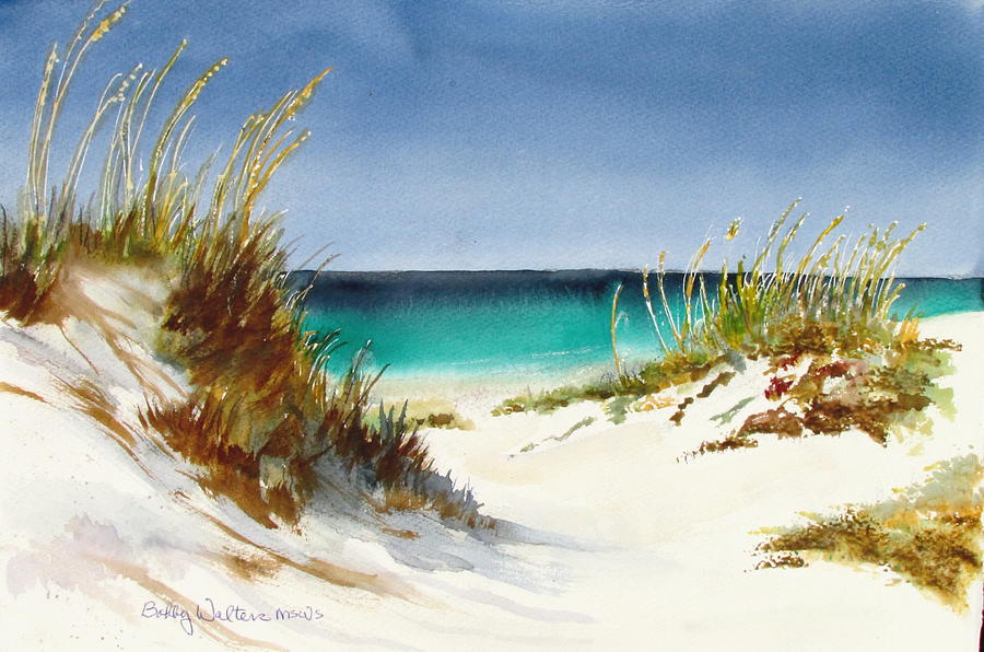 Sea Oats Painting by Bobby Walters