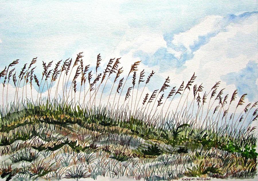 Sea Oats  Painting by Linda Williams
