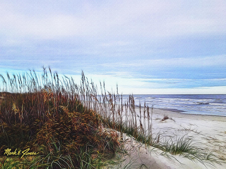 Sea Oats Digital Art by Mark Jones - Fine Art America