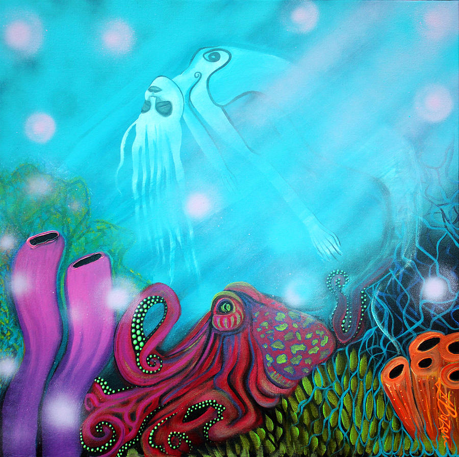 Animal Painting - Sea of Dreams by Laura Barbosa