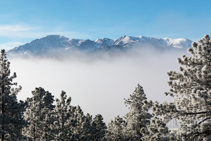 Sea of Snow on Pikes Peak Photograph by Steven Krull