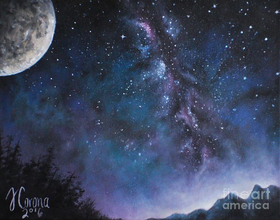 Sea of stars Painting by Jose Corona - Fine Art America