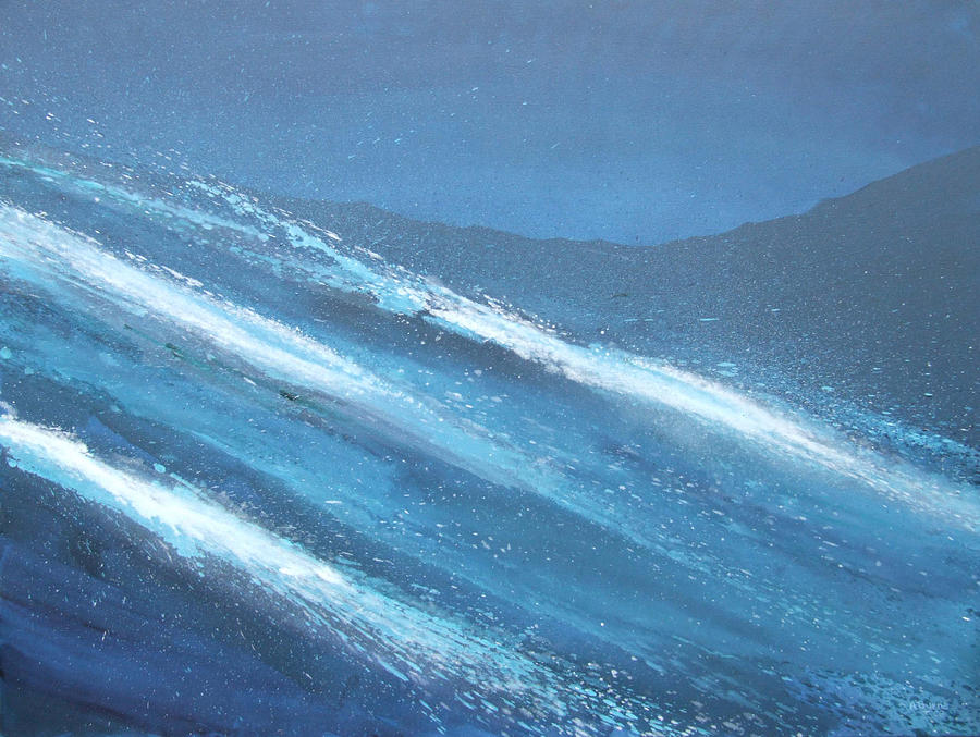 Nature Painting - Sea Picture I  by Alan Byrne