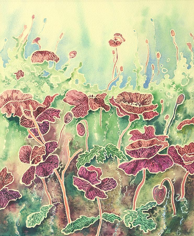 Sea Poppies Painting by Lynne Henderson