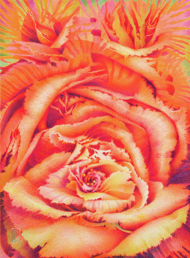 Sea Rose Painting by Lynn Bywaters
