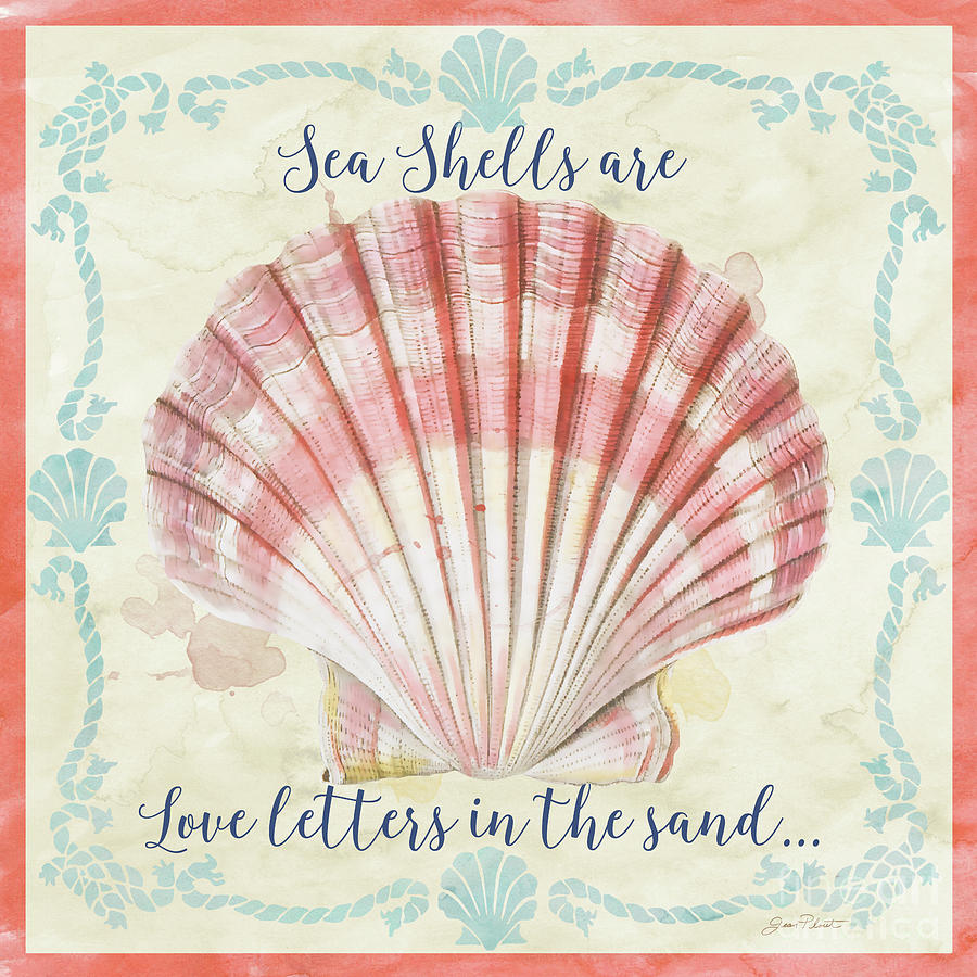 Sea Shells-A Digital Art by Jean Plout