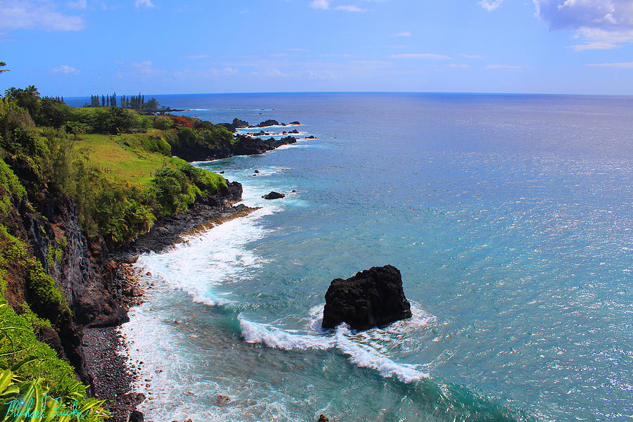 Sea Shore of Maui Photograph by Michael Rucker