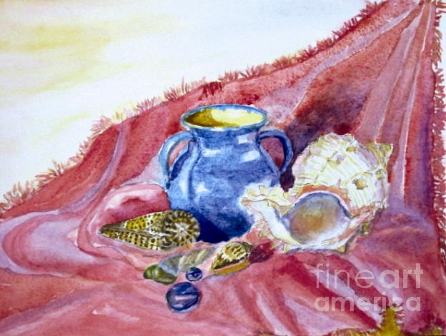 Sea Shore Still life  Painting by Kathryn G Roberts