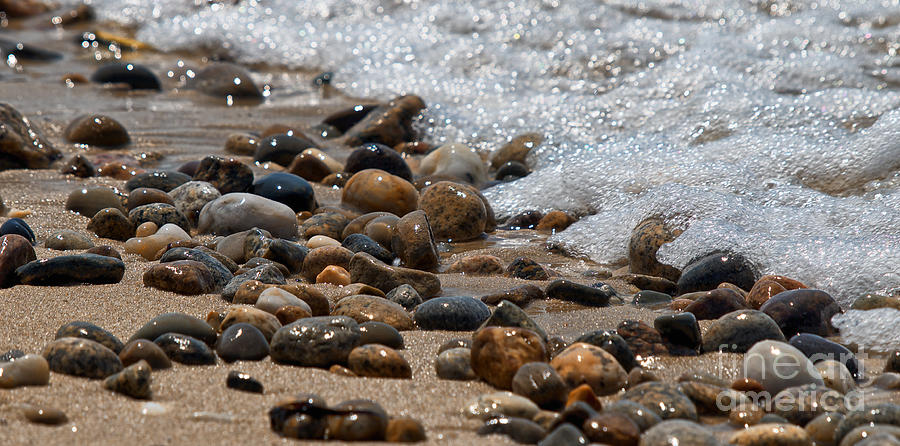 Sea Shore Stones Photograph by Mark Miller