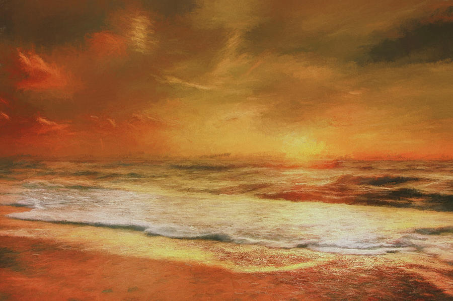 Seashore Sunset 2 Photograph by Roy Pedersen