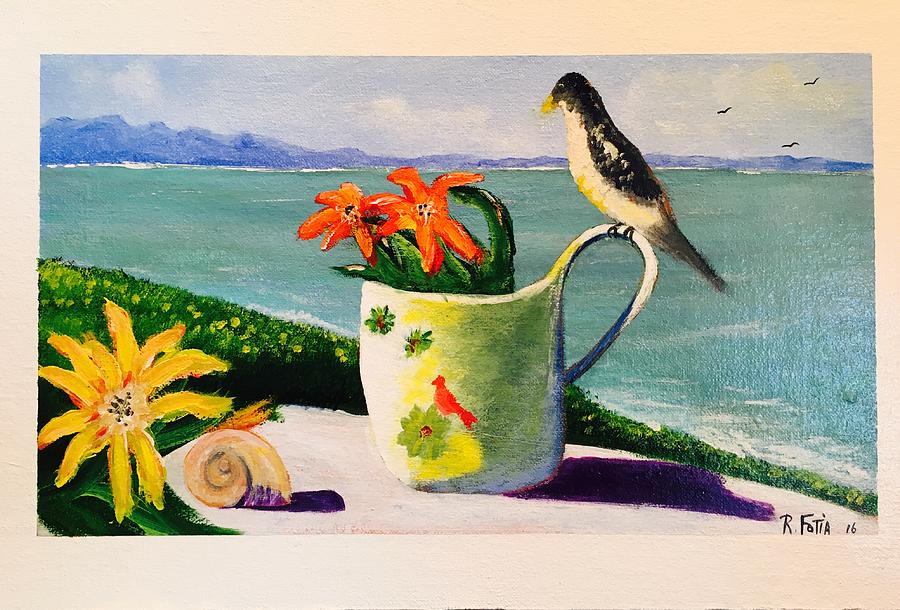 Flower Painting - Sea Side Perch by Rich Fotia