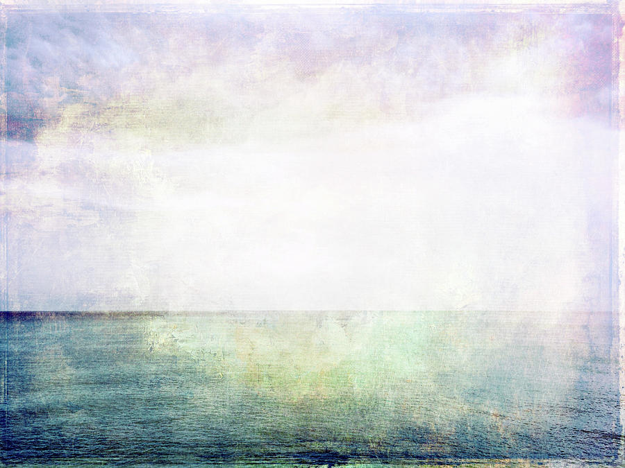Vintage Photograph - Sea, sky and light grunge image by GoodMood Art