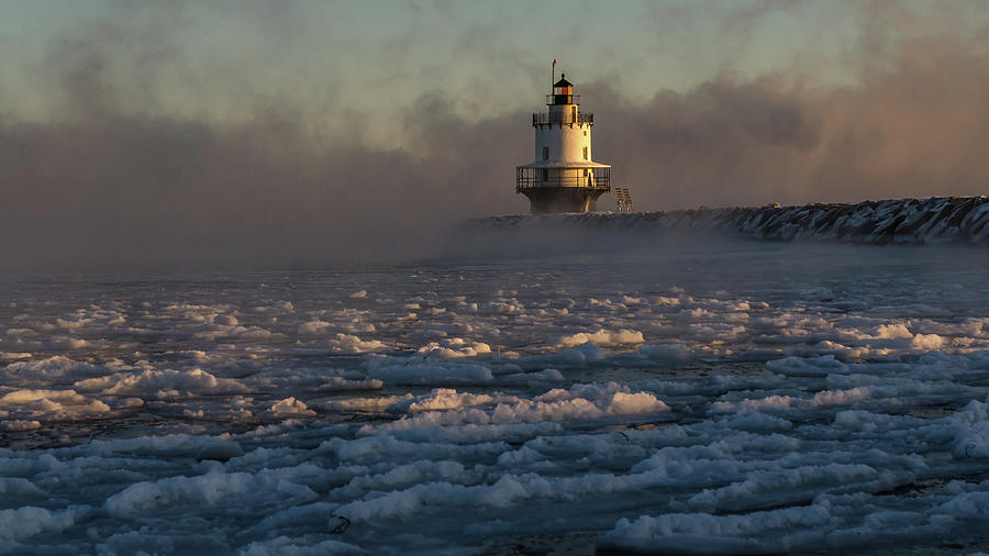 Sea Smoke Photograph by Paul Noble