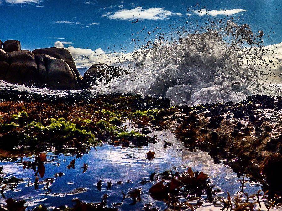 Sea splash Photograph by Alistair Lyne