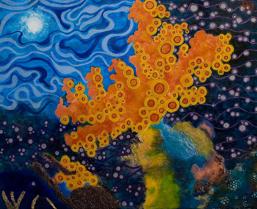 Sea Sponges Painting by Julia Collard - Fine Art America