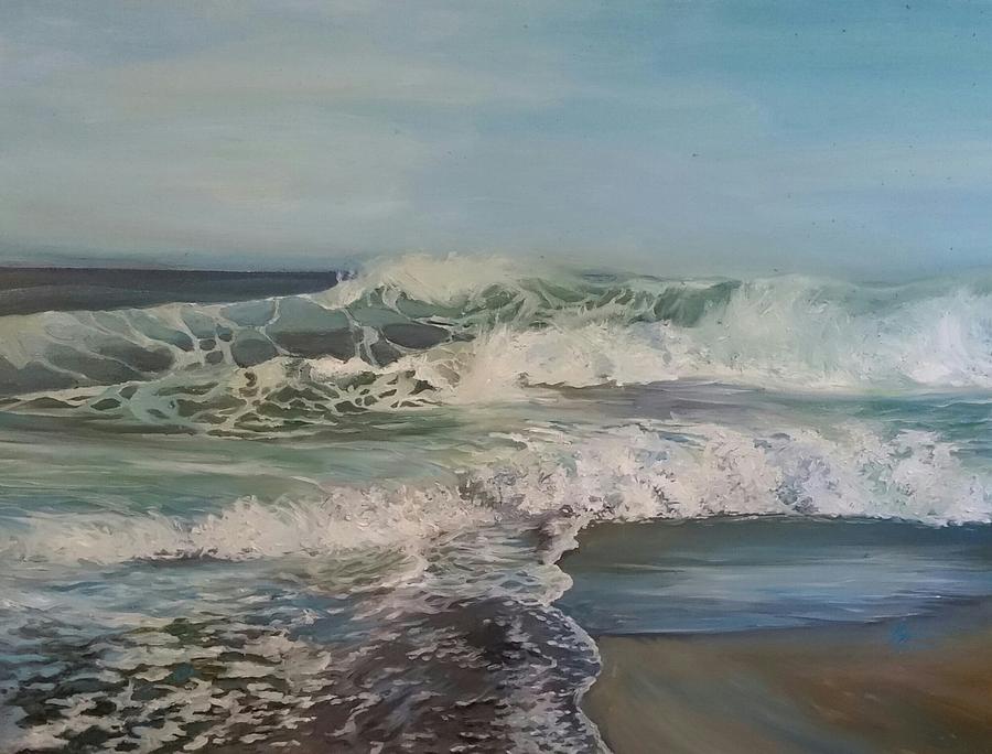 Sea Spray Painting by Julie Garcia