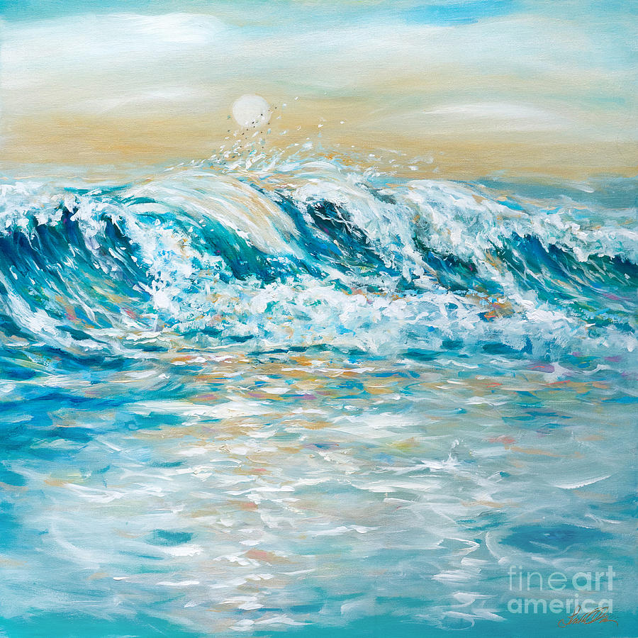 Sea Spray Painting by Linda Olsen