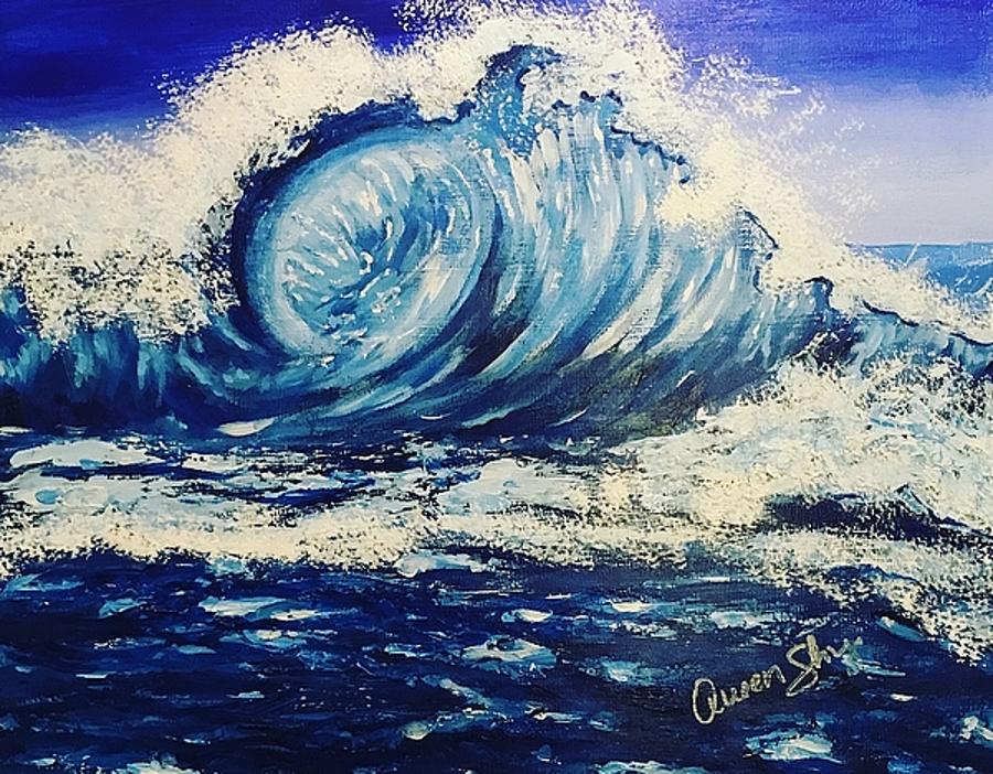 Sea Spray Painting by Queen Gardner