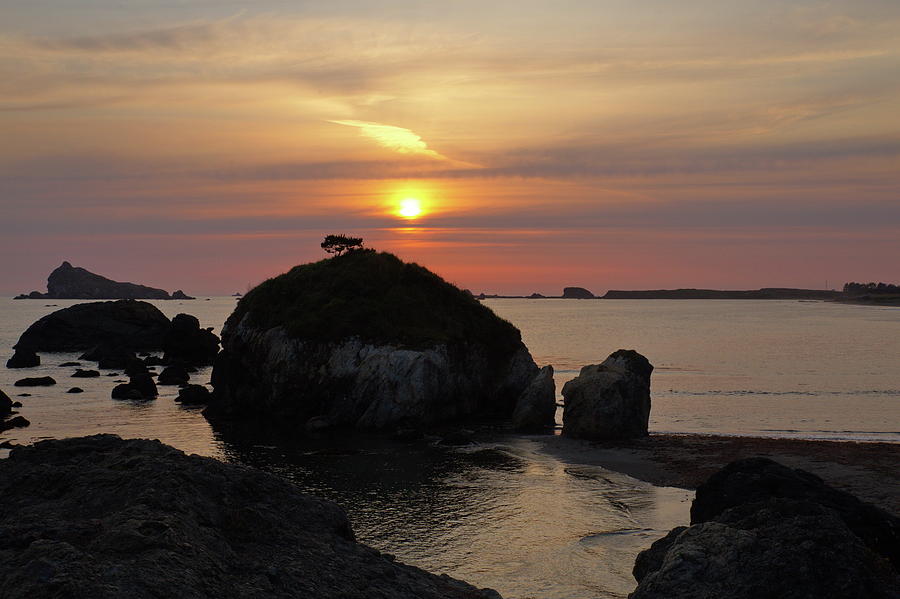 Sea Stack Sunset by Harold Rau Sea Stack Sunset by Harold Rau