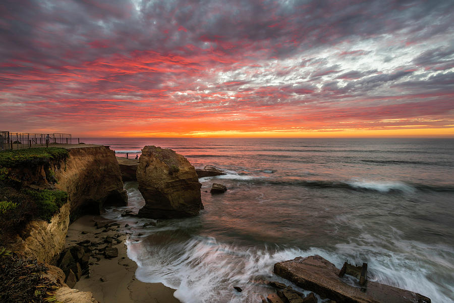 Sea Stack Sunset Photograph by Scott Cunningham