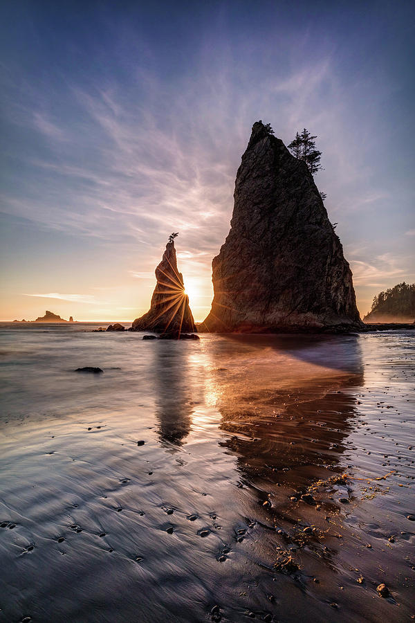 Sea Stacks of Rialto Beach Photograph by Pierre Leclerc Photography