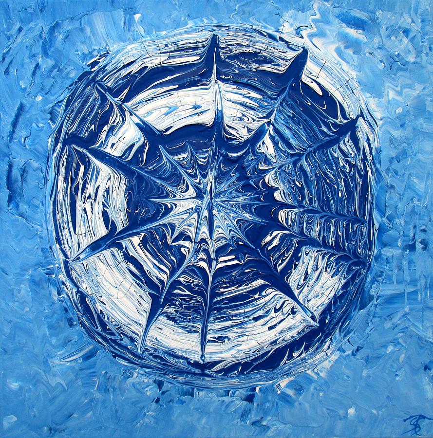 Blue Painting - Sea Star by Sabine Steldinger