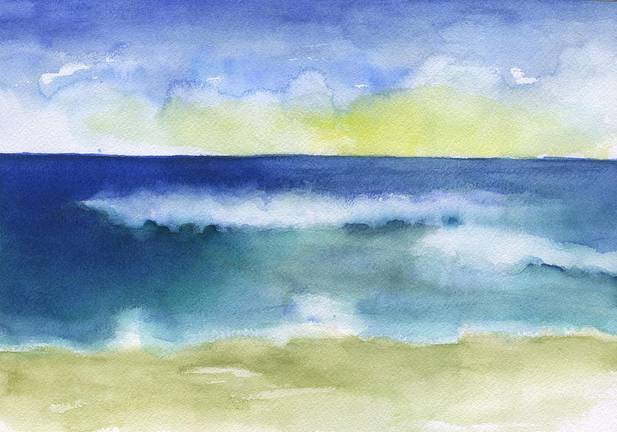 Sea Still Painting by Frank Bright