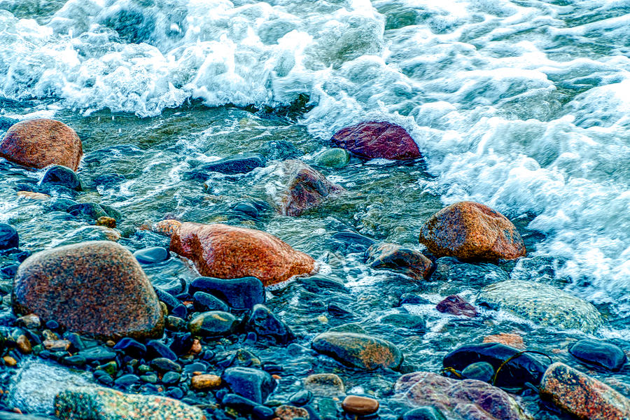 Sea stones Photograph by Lilia S
