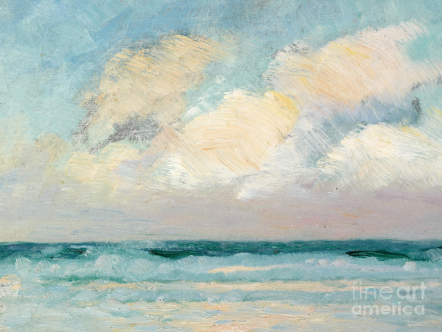 Nature Painting - Sea Study, Morning by AS Stokes