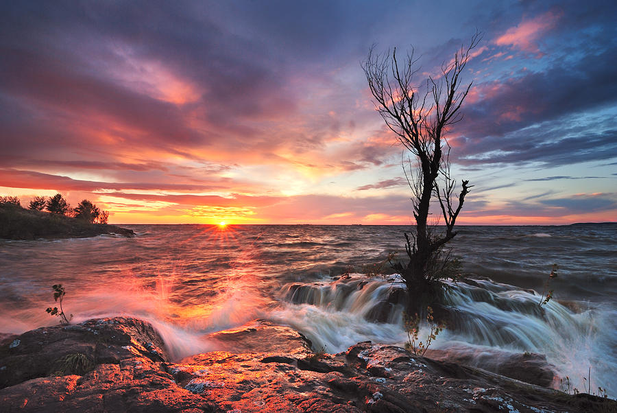 Sunset Photograph - Sea Sunset by Stanislav Salamanov