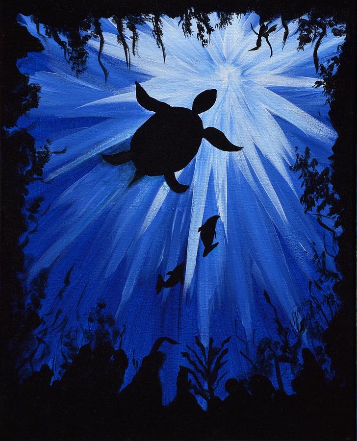 Sea Turtle Painting by Ann Ingham - Fine Art America