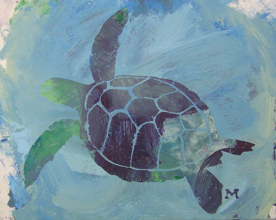 Sea Turtle Painting by Candace Shrope - Fine Art America